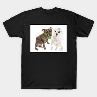 A Dog Wedding Bride and Groom T-Shirt